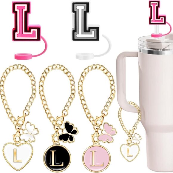 Stanley Cup Straw Toppers & Charms – Letter L - Picture 1 of 4